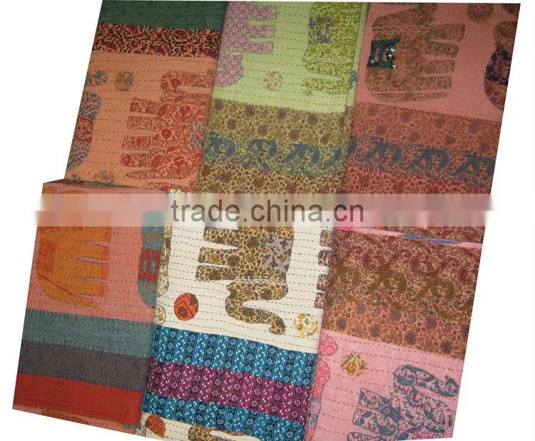 kantha quilts/kantha bedcovers /hand quilted bedcovers/kantha rallis