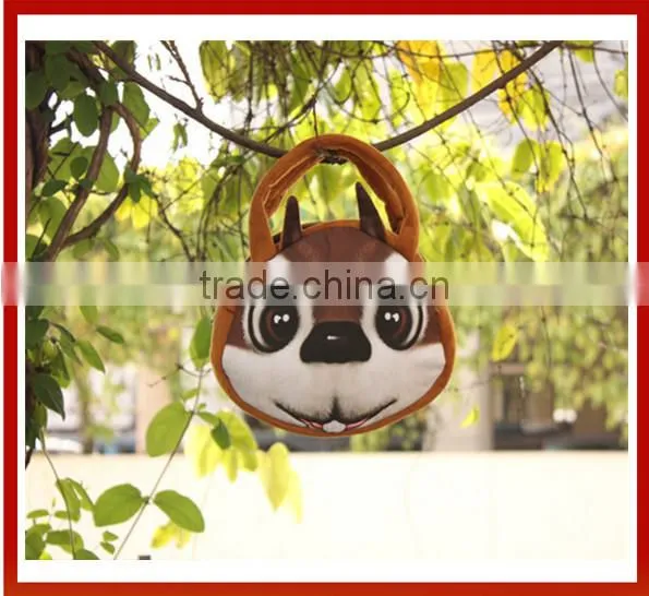 Lovely New Animal Shaped Handbag Vintage Shopping Handbags /3D Cat Bag Handbag For Woman / Cute Cat Plush Lady Bag