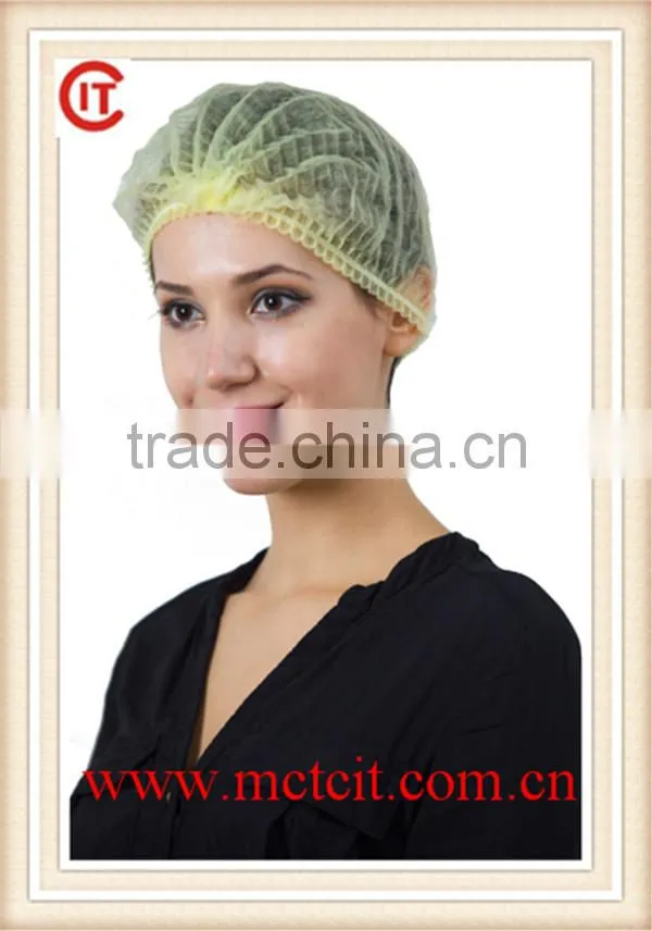 colorful painter with low price High quality double elastic 18'/19' cap disposable medical mob caps