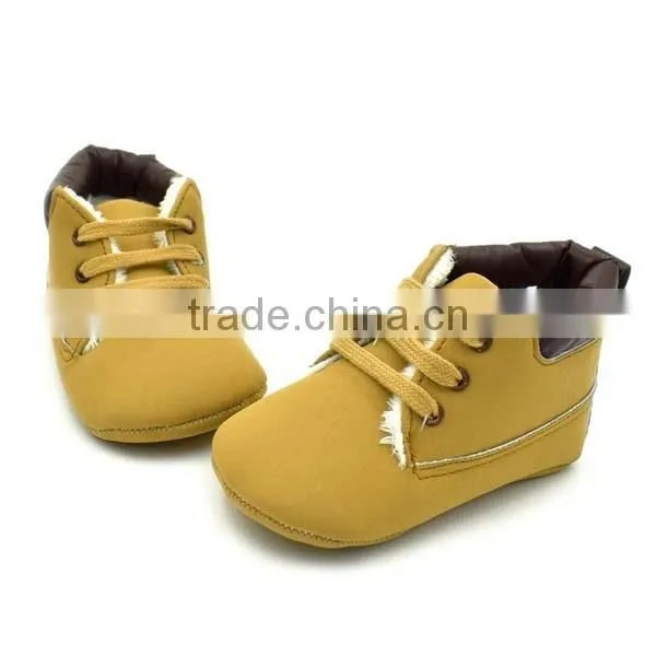 autumn&winter khaki warm baby shoes 0-18month