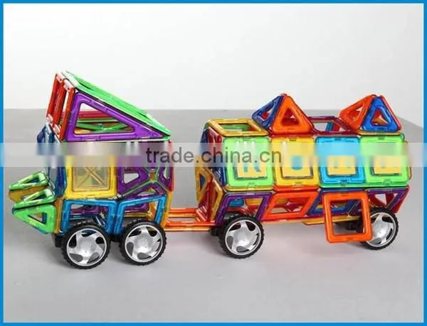 Intelligent magnetic construction set toys for brain development