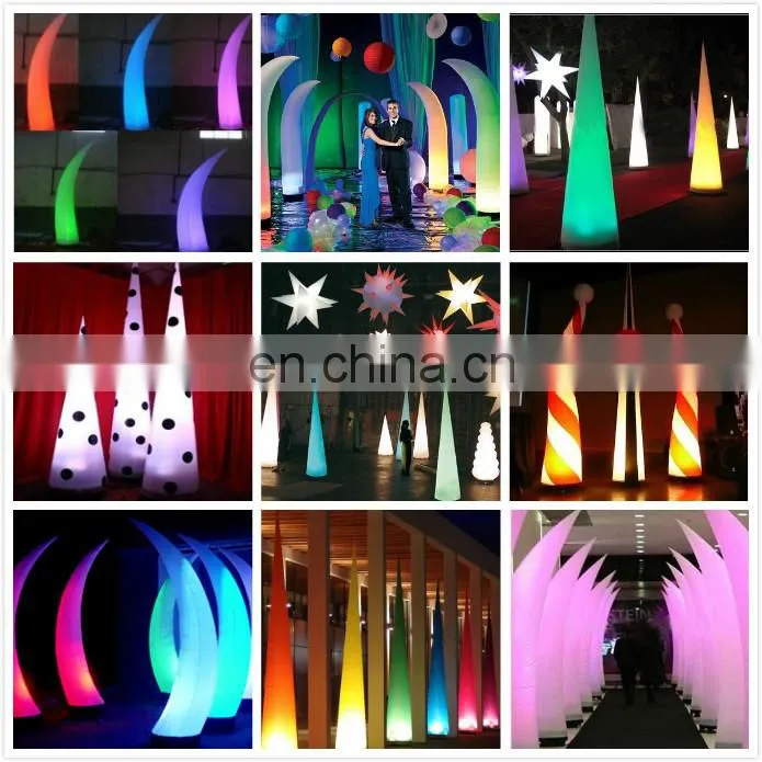 cheap advertising inflatable LED light star for party decoration