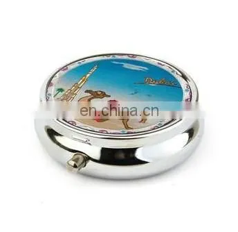 2014 New Supply metal wholesale pill box wholsale decorative dubai tower pill box crystal pill box