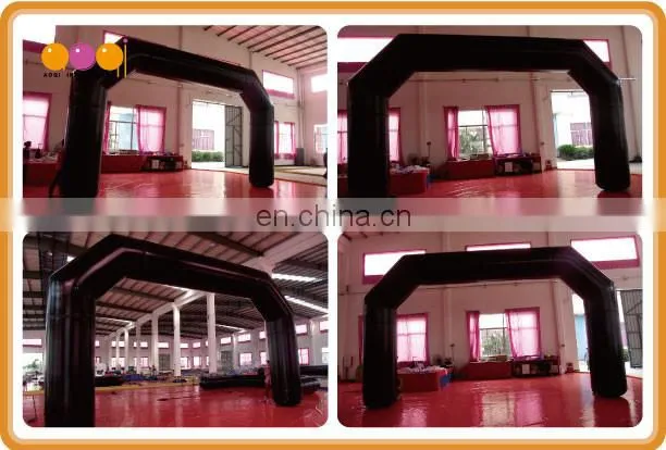 inflatable black arch doors for adversting