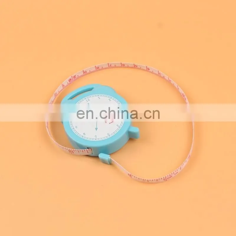 Cheap oem mini small lovely plastic retractable mini plastic tape measure for kids
