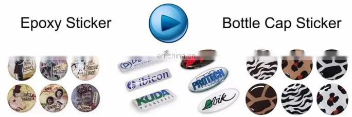 custom logo waterproof label printing clear/transparent sticker