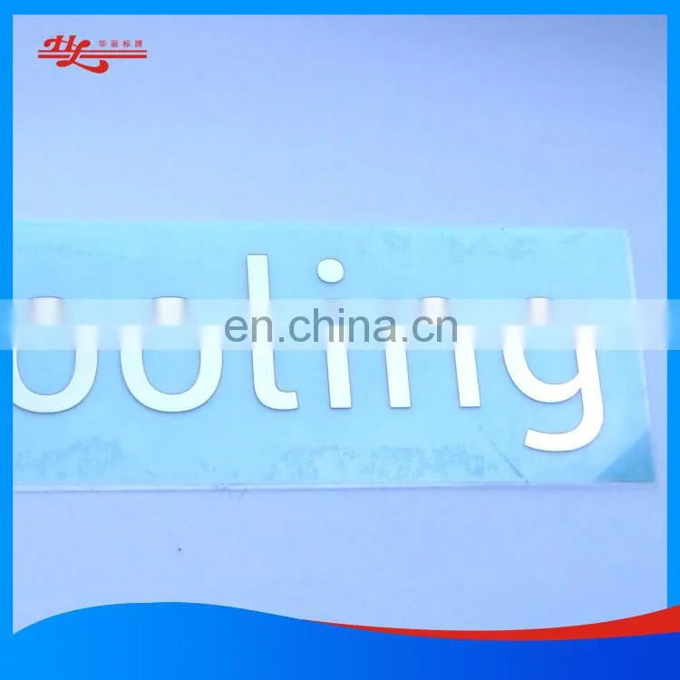 Custom made self-adhesive PET sticker with glossy surface