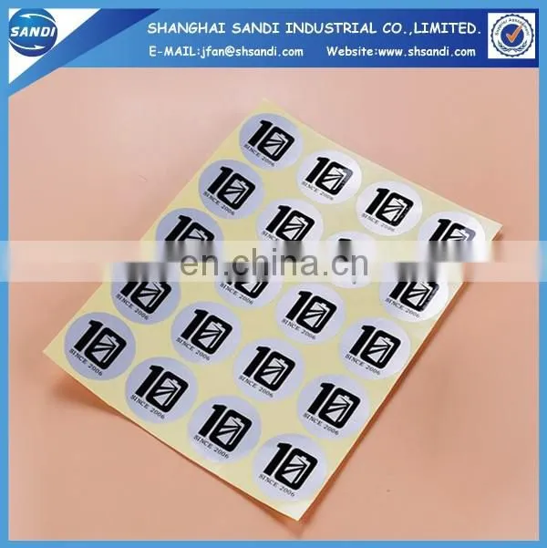 Full color printed adhesive paper custom sticker sheet