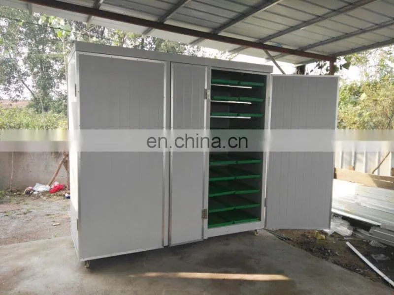Commercial rabbits fodder making machine / hydroponic culturing barley breeding machine for sale