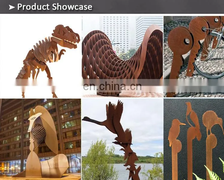 Corten Steel Sculpture kangaroo Weathering Steel