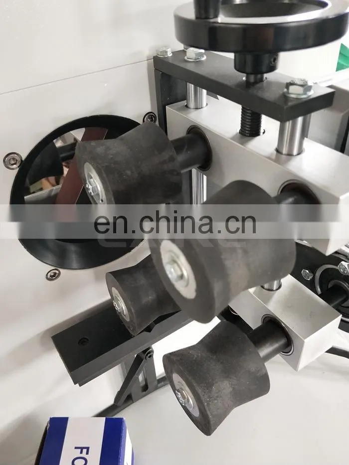 P-100 Automatic grinding belt curved pipe polishing machine for max stainless steel pipe 110mm
