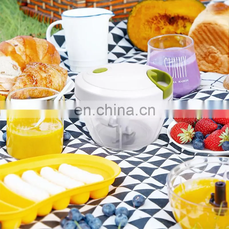 Food Chopper, Powerful & Convenient Hand Held Vegetable Chopper to Chop Fruits / Vegetables / Nuts / Herbs / Onions / Garlic