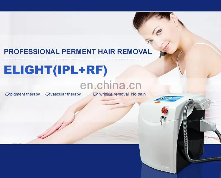 Salon use IPL hair removal elight opt depilador skin therapy machine painless