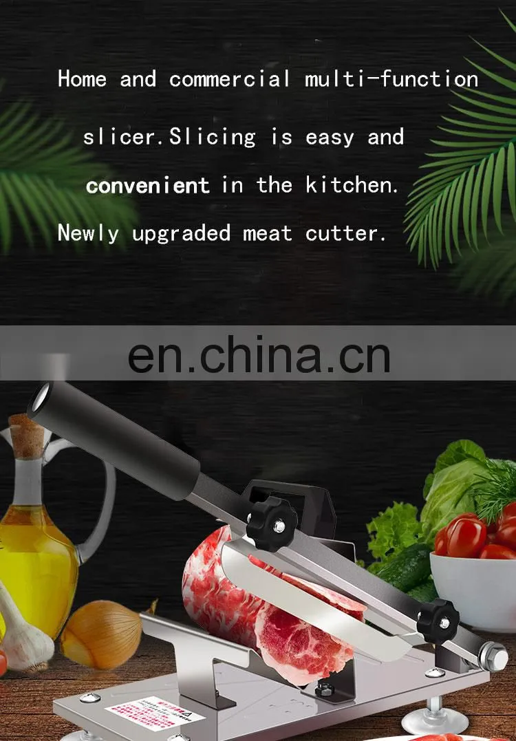 manual beef mutton slices maker/frozen diced beef cutter/ carrot potato cucumber slicing machine/