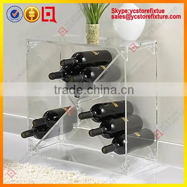 Countertop wine display rack