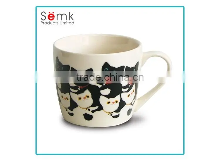 Personalized ceramic coated coffee mug with custom printing logo