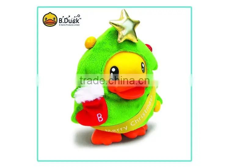 B.Duck popular plastic pvc material money box for christmas gifts