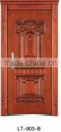 Copper color popular steel door (lt-675) new model
