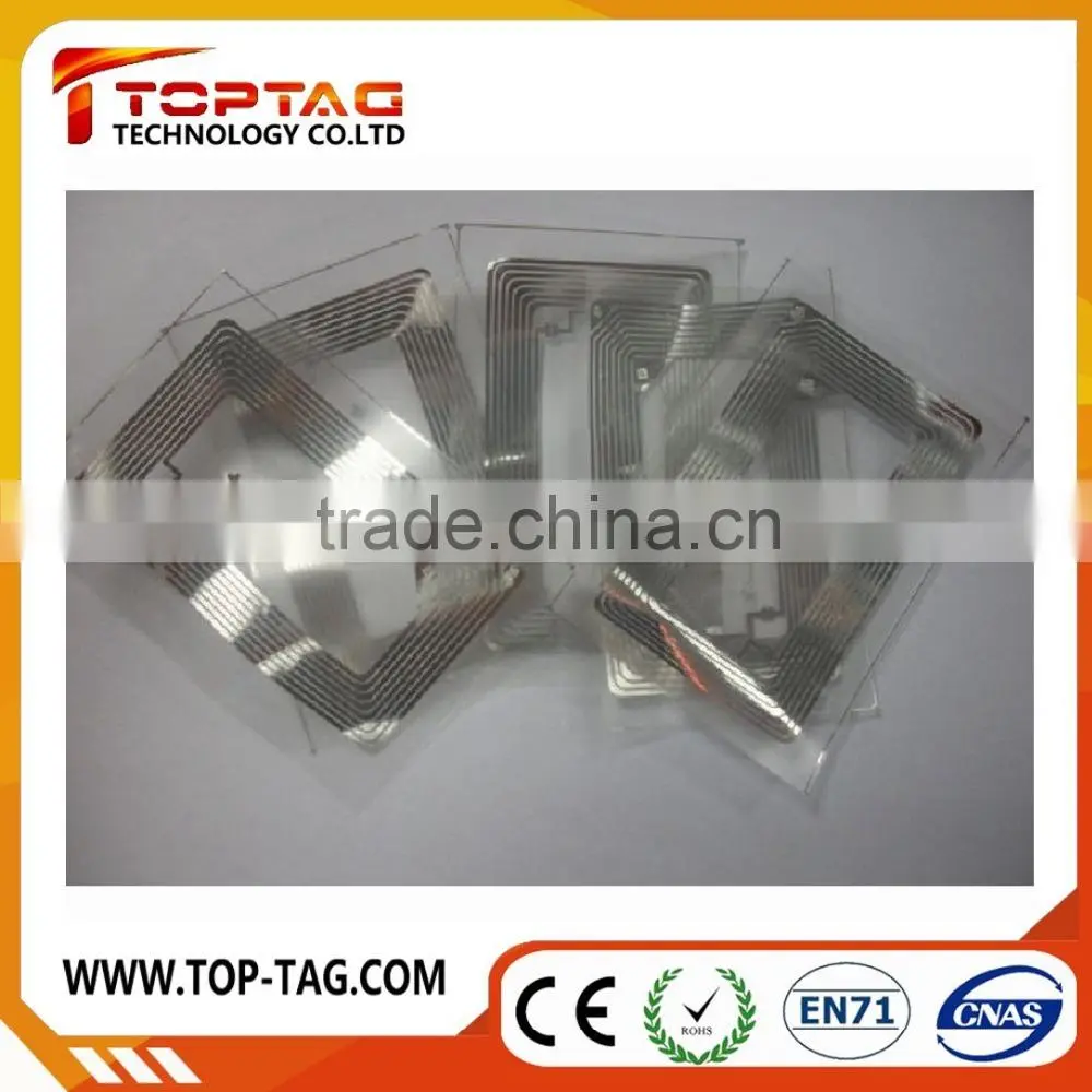 13.56MHZ Ultralight C chip inlay plastic inlay nfc wet inlay