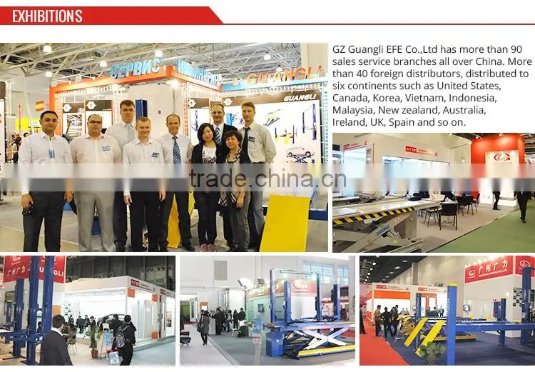GL-4-4E1 CE Approved Wheel Alignment 4 post Car Lift