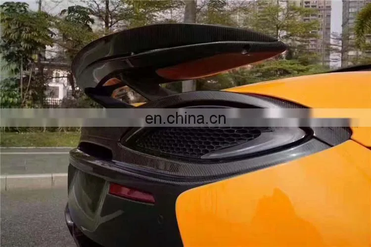 cool P1 carban fiber material spoiler position for McLaren 570S auto tuning parts
