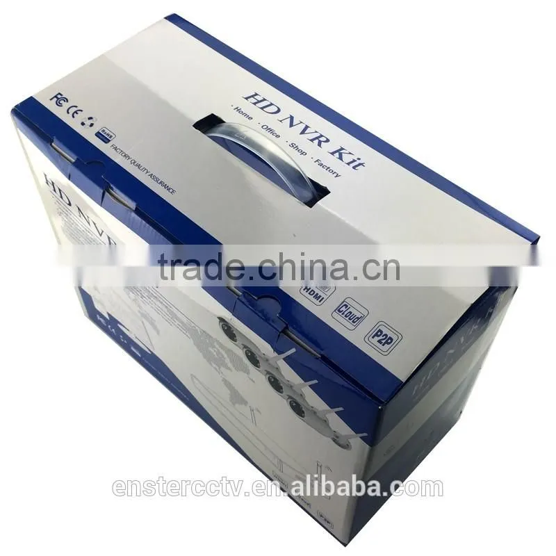 2016 home use wireless WIFI NVR Kits 4 pcs hotselling cheap IP 1.0MP 1.3MP 2.0MP cameras