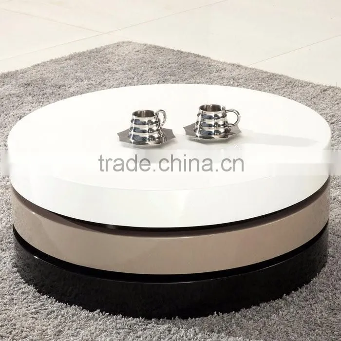 2016 MODERN WOODEN FRAME WHITE COFFEE TABLE LIVINGROOM USAGE