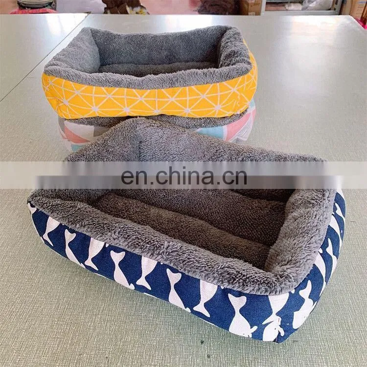 Manufacture Square Lucxury Pet Travel Dog Bed Car Hot Selling