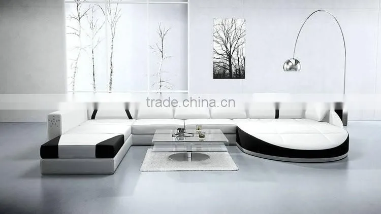european style furniture white u sharp leather sofa