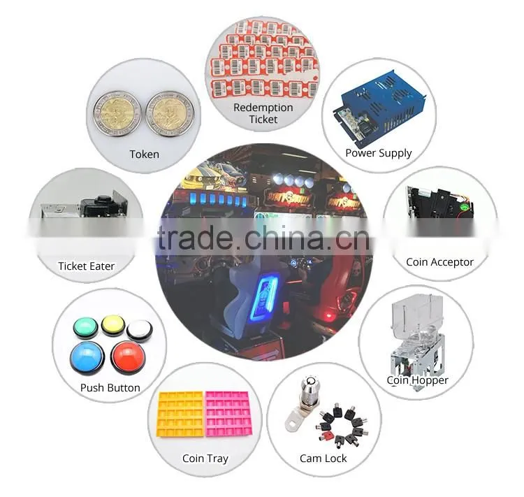 New Wholesale promotional game ticket dispenser need the redemption tickets