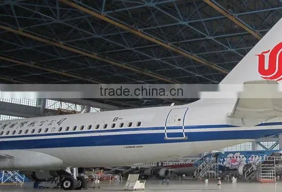 Ready made steel structure prefabricated hangar