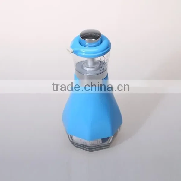 hot sale 0.5L glass measuring oil bottle with straw