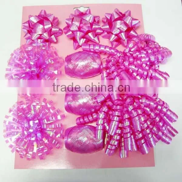 2015 New Design Colorful Ribbon Star Bow, Packing Ribbon Ggg and Spool bows for celebration christmas