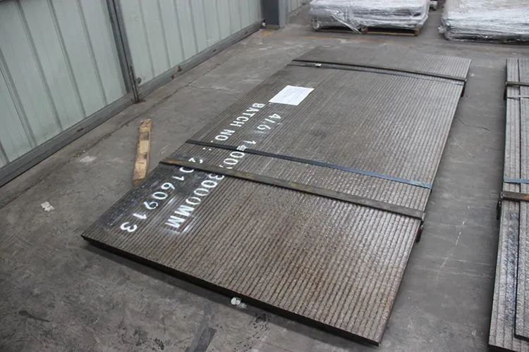 Dump & Haul Truck Bed chromium carbide abrasion resistant overlay steel plate