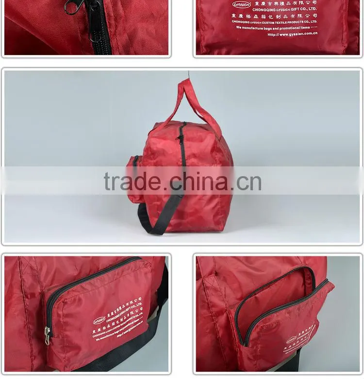 Custom waterproof nylon luggage travel bags