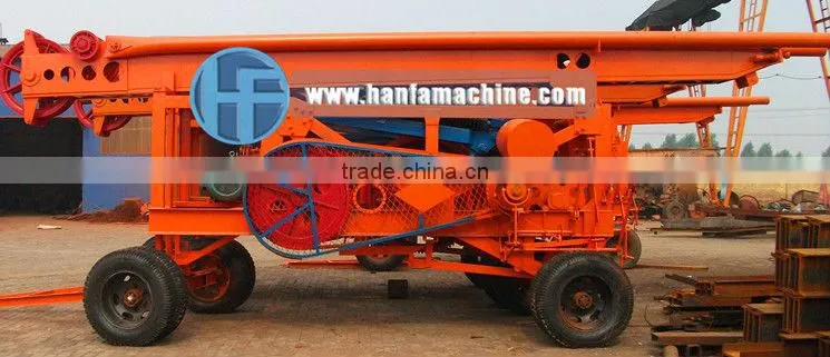Powerful!Most popular in the market!!!HF-6A trailer type piledriver drilling rig