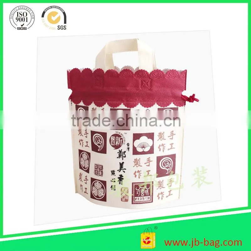 colorful customed design factory non woven drawstring bags