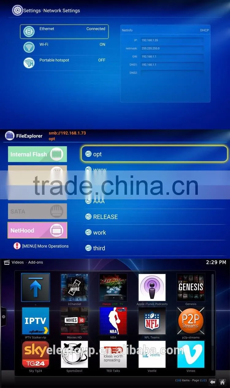 2016 New version G9 tv box, rk3329 tv box Quad core, Android 4.4, 1G+8G, KODI, 4K