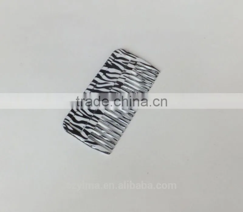 Hot selling zebra pattened horse mane tail comb for grooming