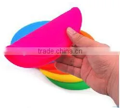 soft silicone frisbee rubber toys for dog promotional toys