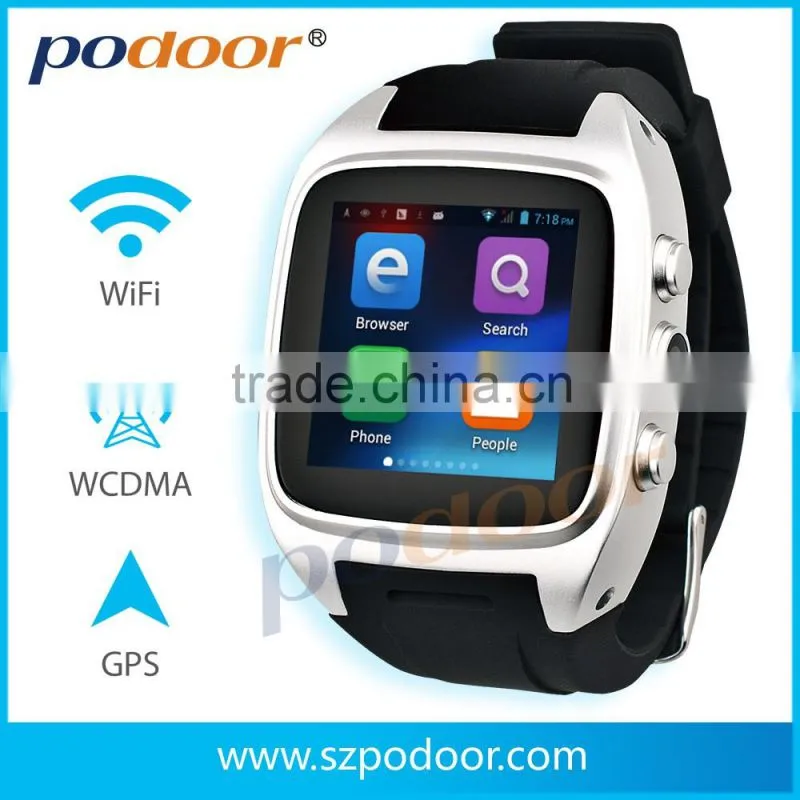 2016 New Arrive android Bluetooth Smart Watch With 5.0MP Camera Support SIM Card Micro TF Card WIFI Android Bluetooth Watch