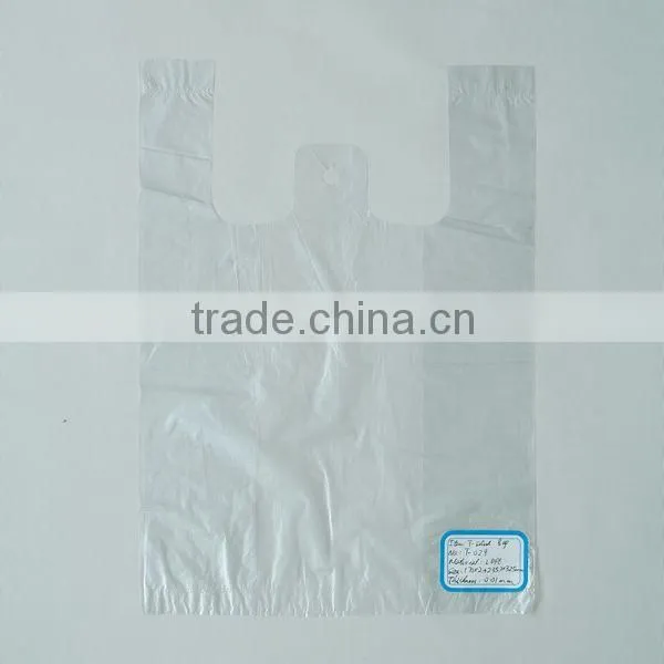 100% Cornstarch Biodegradable And Compostable T-shirt Bag With Printing