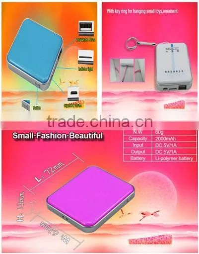 2600-4000mAh Mobile power supply for portable mobile all digital devices
