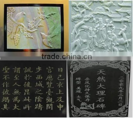 China Jinan 3D Stone Engraver , Granite , Gravestone , Metal CNC Cutting Engraving Machine Price
