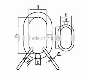 G80 Enlarged Oblong Master Link Assembly A346