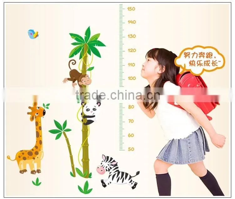Height Chart Monkey Tree Removable Wall Sticker Decal Vinyl Kid Nursery Baby Decor