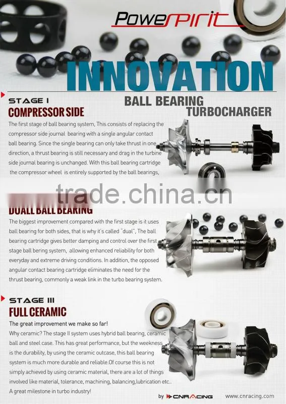 Billetl wheel ball bearing turbo charger GTX3582R