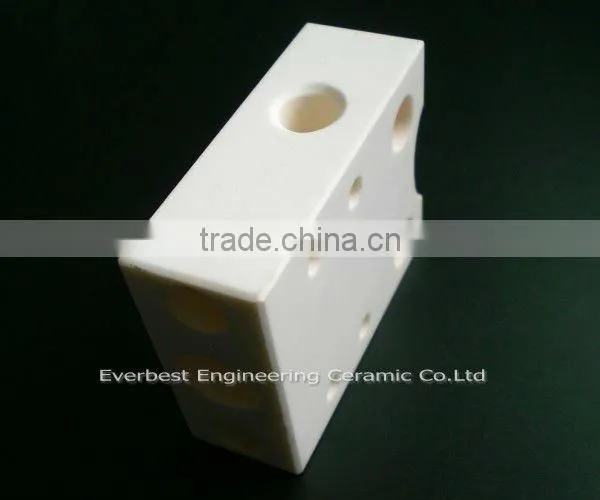 High toughness alumina ceramic blocks