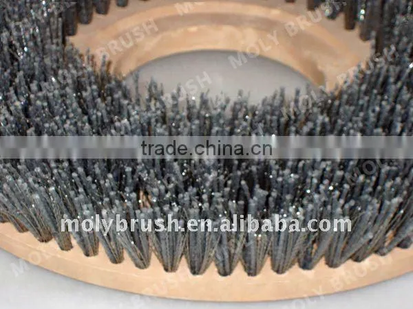 abrasive nylon disc brush for cleaning
