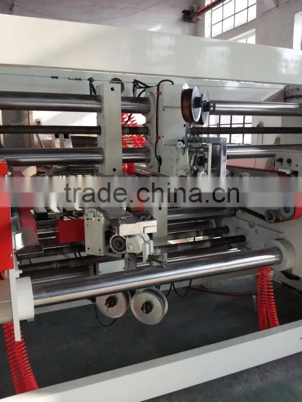 Corrugated carton box double pieces stitching machine